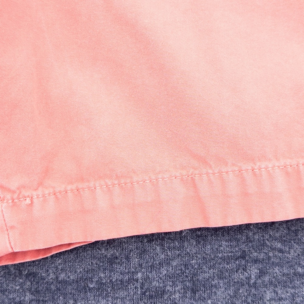 Barneys New York Chino Shorts Mens 34 Coral Salmon Pink Flat Front Casual - Picture 7 of 8